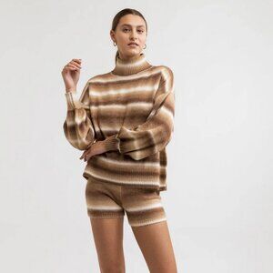 Rhythm Yeni Stripe Knit Shorts